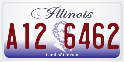IL license plate A126462
