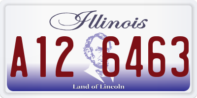IL license plate A126463