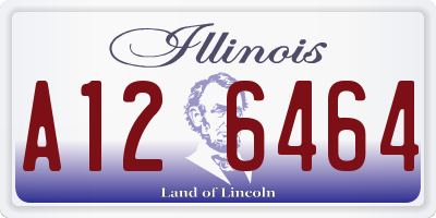 IL license plate A126464