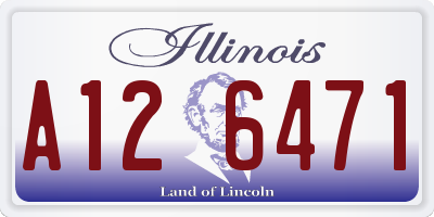IL license plate A126471