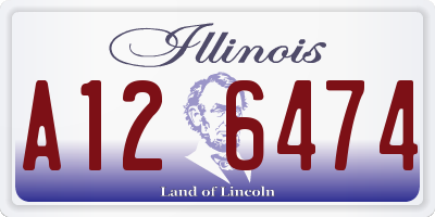 IL license plate A126474
