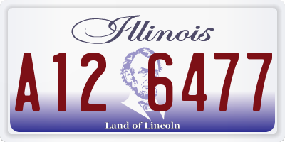 IL license plate A126477