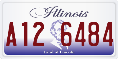 IL license plate A126484