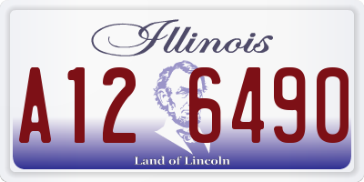 IL license plate A126490