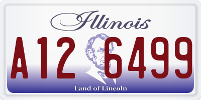 IL license plate A126499