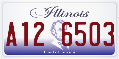 IL license plate A126503