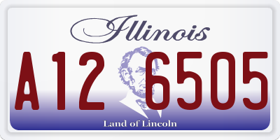 IL license plate A126505