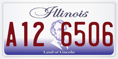 IL license plate A126506