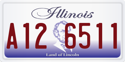 IL license plate A126511