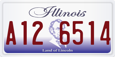 IL license plate A126514