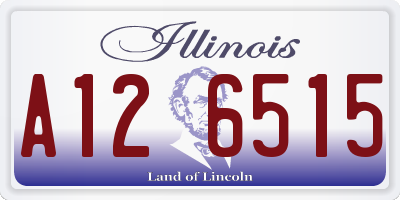 IL license plate A126515
