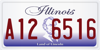 IL license plate A126516