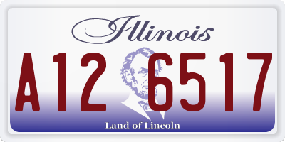IL license plate A126517