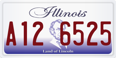 IL license plate A126525