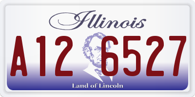 IL license plate A126527