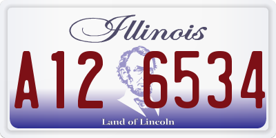 IL license plate A126534