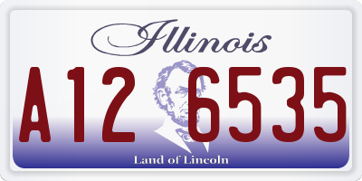 IL license plate A126535