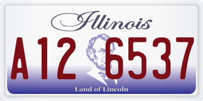 IL license plate A126537