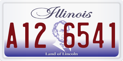 IL license plate A126541