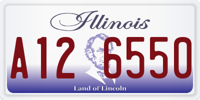 IL license plate A126550