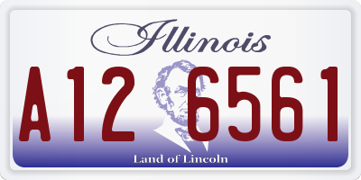 IL license plate A126561