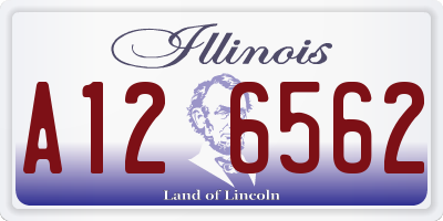 IL license plate A126562