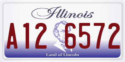 IL license plate A126572