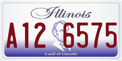 IL license plate A126575