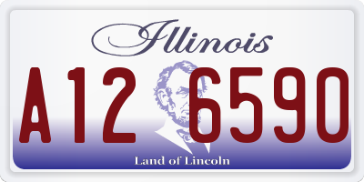 IL license plate A126590