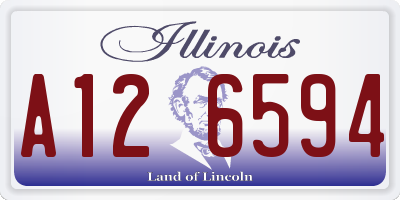 IL license plate A126594