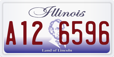 IL license plate A126596