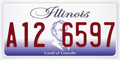 IL license plate A126597