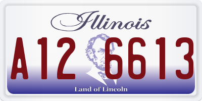 IL license plate A126613