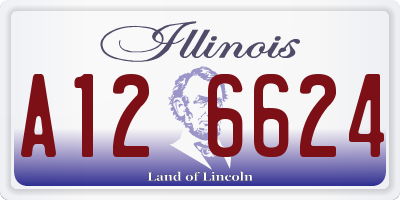 IL license plate A126624