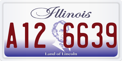 IL license plate A126639