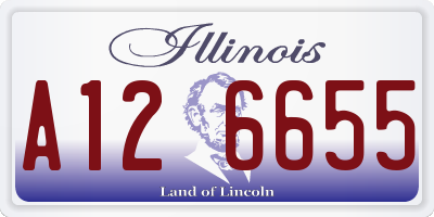 IL license plate A126655