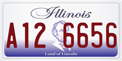 IL license plate A126656