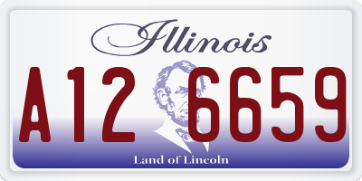 IL license plate A126659