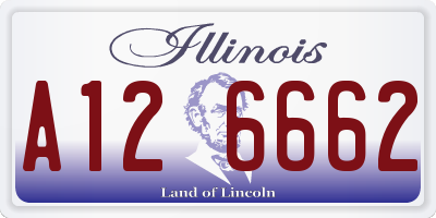IL license plate A126662