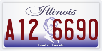 IL license plate A126690