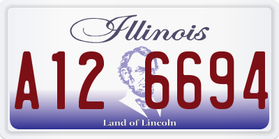 IL license plate A126694