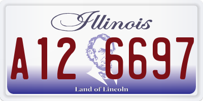 IL license plate A126697