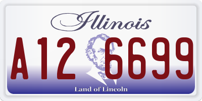 IL license plate A126699