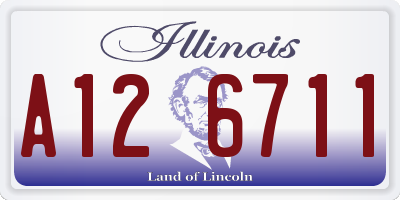 IL license plate A126711