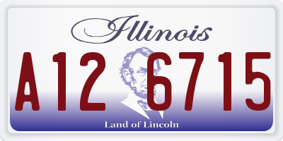 IL license plate A126715