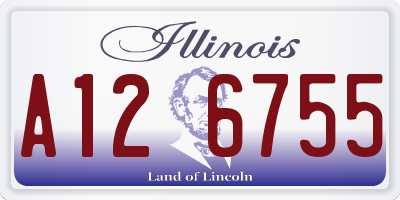 IL license plate A126755