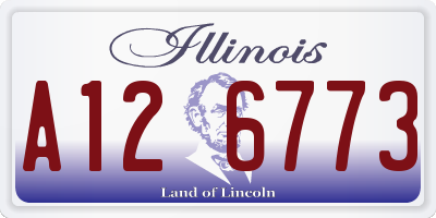 IL license plate A126773