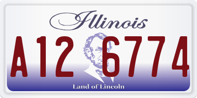 IL license plate A126774