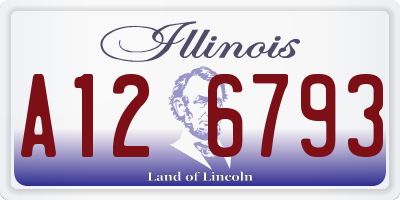 IL license plate A126793