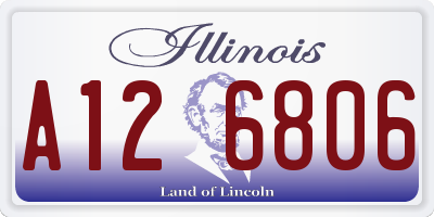 IL license plate A126806